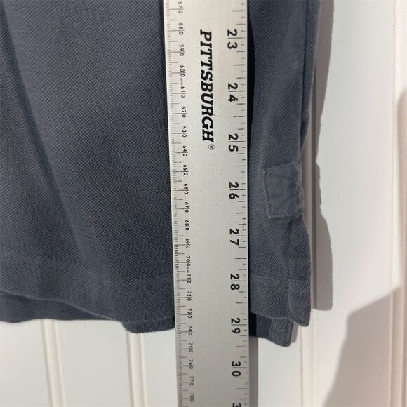Duluth Trading Men’s Large Gray Polo Shirt Utility Pockets 100% Cotton Workwear - Picture 6 of 9